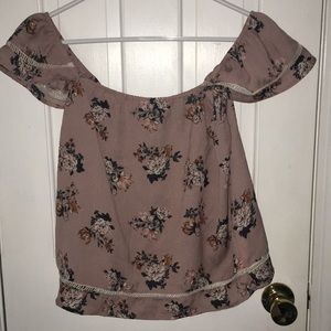 Off the shoulder shirt